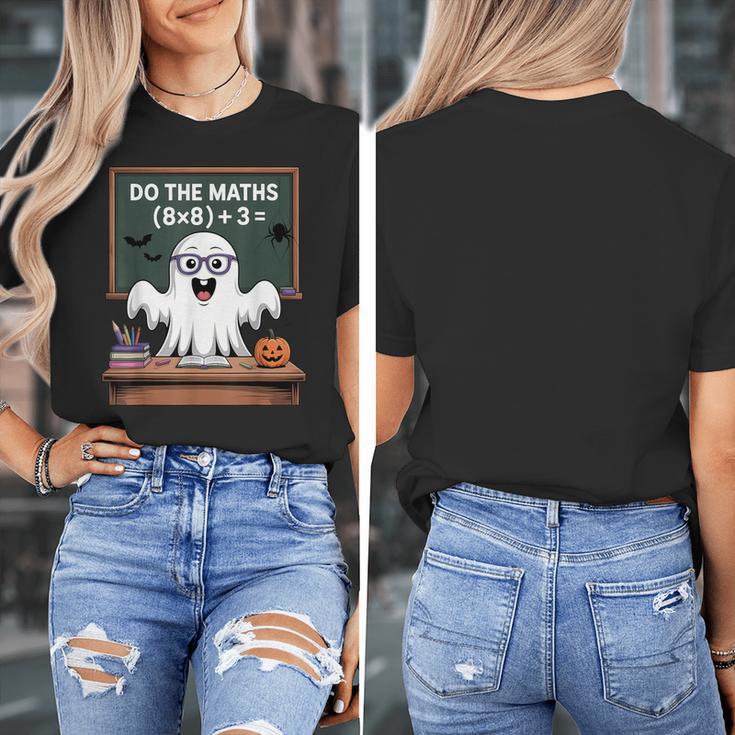 67 Teacher Halloween Ghost Six Seven Meme Do The Maths Women's T-Shirt, funny design