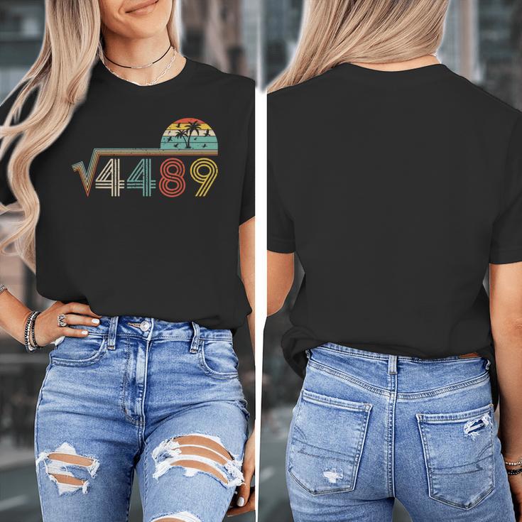 67 Vintage Meme Square Root 4489 Slang Math Teacher Women's T-Shirt, funny design 67 Vintage Meme Square Root 4489 Slang Math Teacher Women's T-Shirt, funny design