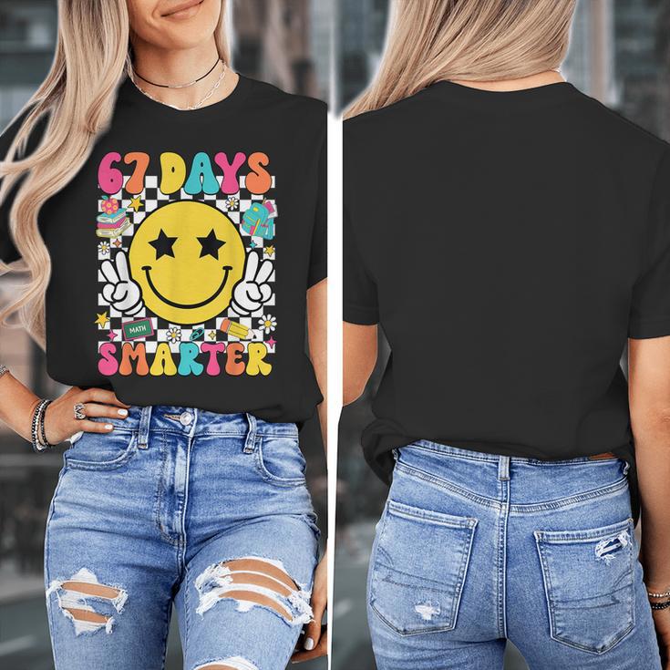 67th Day Of School Shirt 67 Days Smarter Teacher Boy Girls Women's T-Shirt, funny design 67th Day Of School Shirt 67 Days Smarter Teacher Boy Girls Women's T-Shirt, funny design