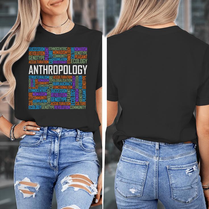 Anthropology Words Anthropologist Teacher Women's T-Shirt, funny design Anthropology Words Anthropologist Teacher Women's T-Shirt, funny design