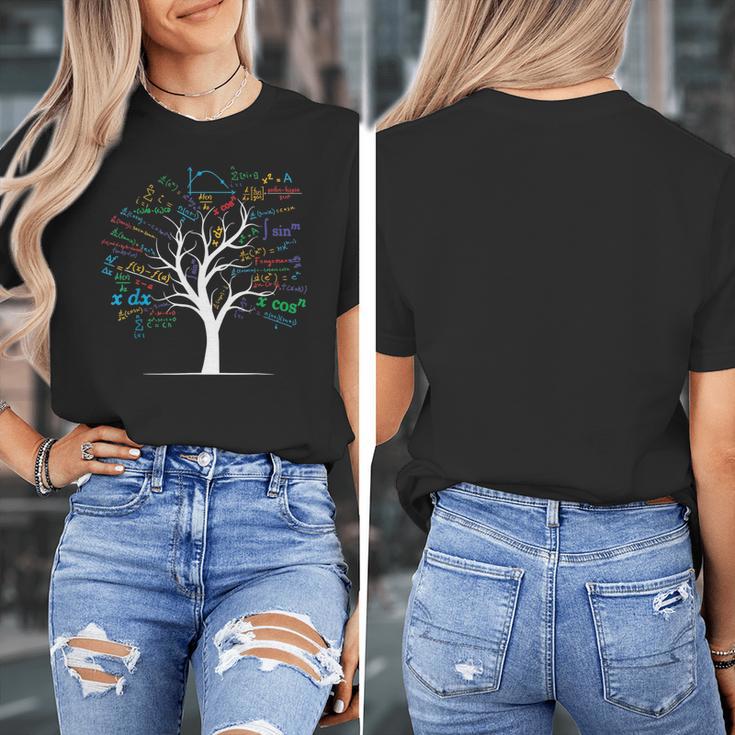 AP Calculus Algebra Tree Math Teacher Nerd Geek Women's T-Shirt, funny design