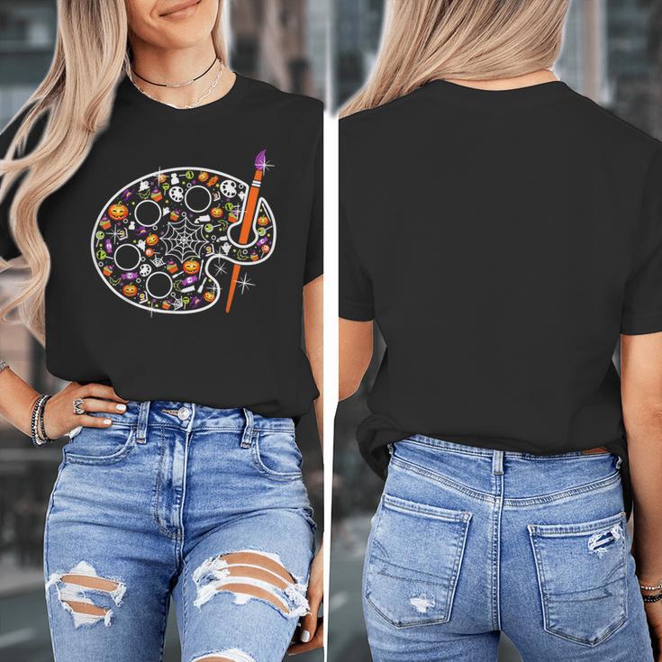 Art Teacher Pumpkin Scary Halloween Costume Men Women Women's T-Shirt, funny design Art Teacher Pumpkin Scary Halloween Costume Men Women Women's T-Shirt, funny design