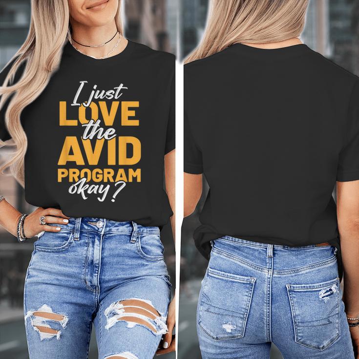 AVID Team Appreciation Essentials AVID Program Teacher Women's T-Shirt, funny design