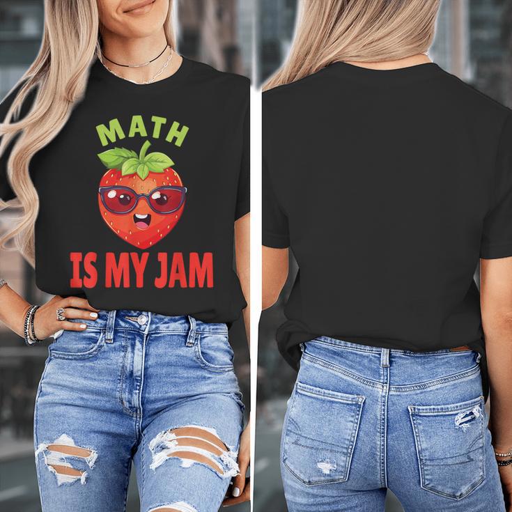 Back To School Math Is My Jam Math Teacher Women's T-Shirt, funny design Back To School Math Is My Jam Math Teacher Women's T-Shirt, funny design