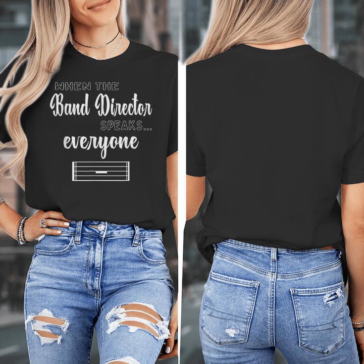 Band Director Shirt Music Teacher Appreciation Women's T-Shirt, funny design Band Director Shirt Music Teacher Appreciation Women's T-Shirt, funny design