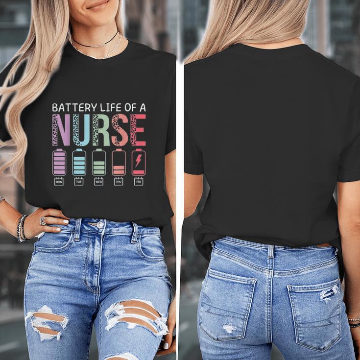 Battery Life Of A Nurse School Teacher Appreciation Women's T-Shirt, funny design Battery Life Of A Nurse School Teacher Appreciation Women's T-Shirt, funny design
