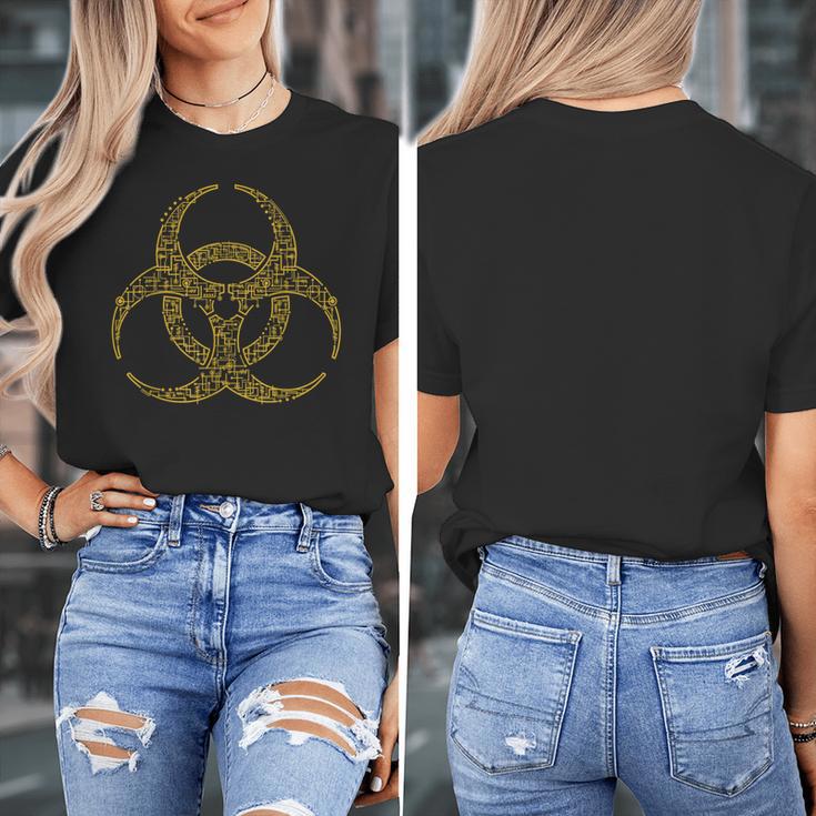 Bioengineering Biology Teacher Toxic Symbol Biohazard For Men Women Girls Kids Women's T-Shirt, funny design
