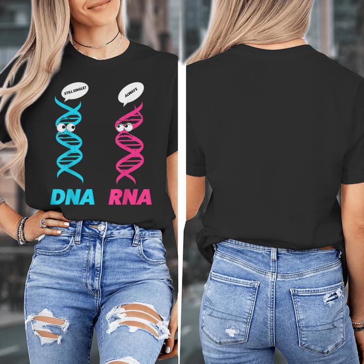 Biology Teacher DNA RNA Student Science Biologist Men Women Women's T-Shirt, Science Teacher Gifts, funny design