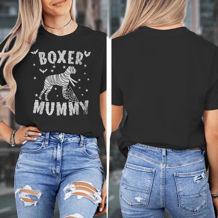 Boxer Dog Mama Halloween Women's T-Shirt, funny design