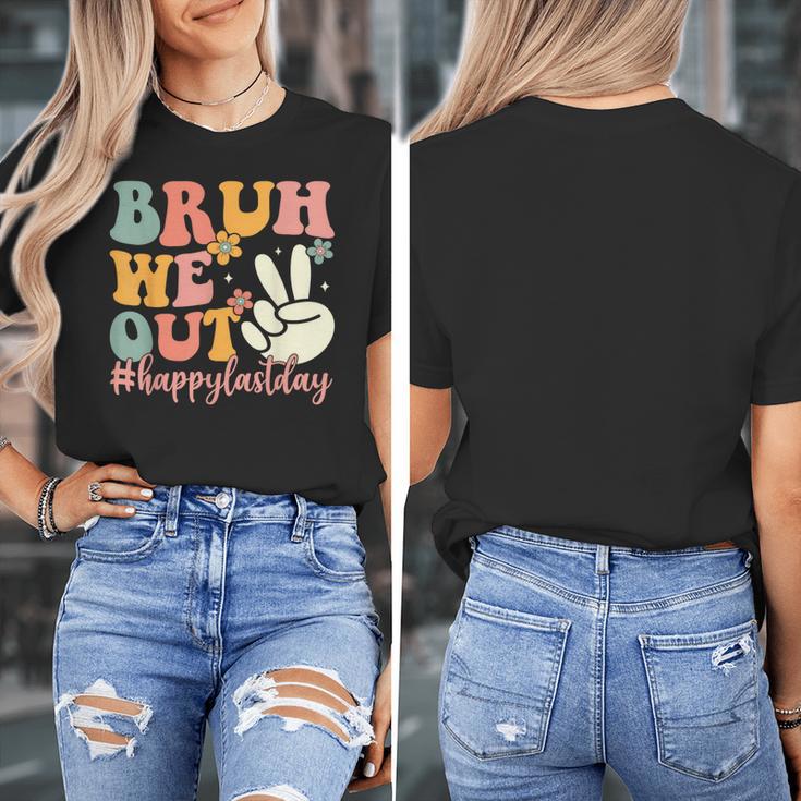 Bruh We Out Teacher Retro Last Day Of School Boys Girls Kids Women's T-Shirt, funny design Bruh We Out Teacher Retro Last Day Of School Boys Girls Kids Women's T-Shirt, funny design