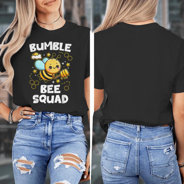 Bumble Bee Squad Honey Bumblebee Teacher Team Group Women's T-Shirt, funny design