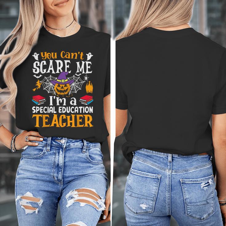 You Can't Scare Me I'm A Special Education Teacher Halloween Women's T-Shirt, funny design You Can't Scare Me I'm A Special Education Teacher Halloween Women's T-Shirt, funny design