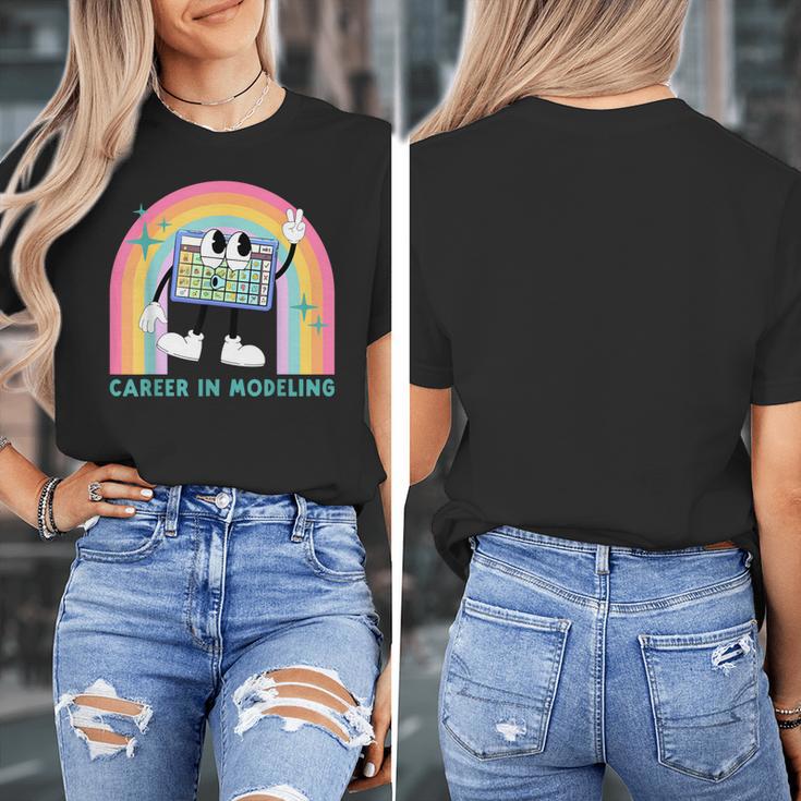 Career In Modeling AAC Teacher SLP SPED Communication Autism Women's T-Shirt, funny design Career In Modeling AAC Teacher SLP SPED Communication Autism Women's T-Shirt, funny design