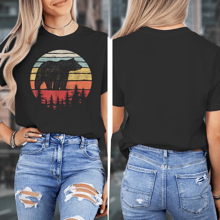 Catch Some Rays Vintage Retro Grizzly Bear Women's T-Shirt, funny design