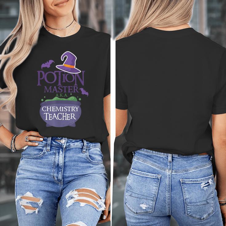 Chemistry Teacher Halloween Shirt School POTION MASTER Women's T-Shirt, funny design Chemistry Teacher Halloween Shirt School POTION MASTER Women's T-Shirt, funny design