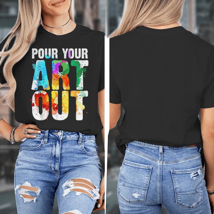 Cool Artist For Men Women Painter Art Teacher Paint Artists Women's T-Shirt, funny design