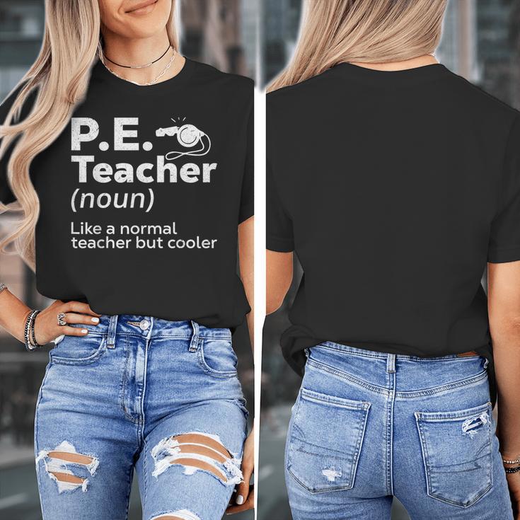 Cool PE Teacher Art For Men Women Physical Education Teacher Women's T-Shirt, Pe Teacher Gifts, funny design Cool PE Teacher Art For Men Women Physical Education Teacher Women's T-Shirt, Pe Teacher Gifts, funny design