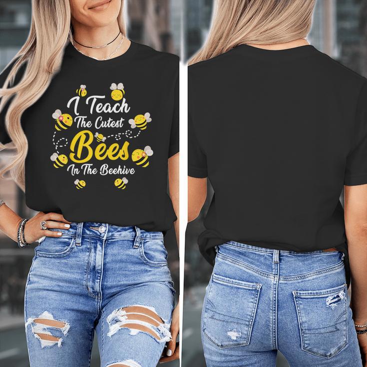 Cute I Teach The Cutest Bees In The Beehive Teacher's Day For Men Women Kids Women's T-Shirt, funny design Cute I Teach The Cutest Bees In The Beehive Teacher's Day For Men Women Kids Women's T-Shirt, funny design