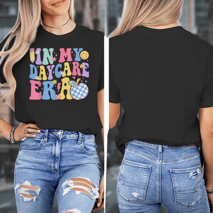 In My Daycare Era Groovy Teacher Daycare First Day Of School Women's T-Shirt, Groovy Teacher Gifts, funny design In My Daycare Era Groovy Teacher Daycare First Day Of School Women's T-Shirt, Groovy Teacher Gifts, funny design