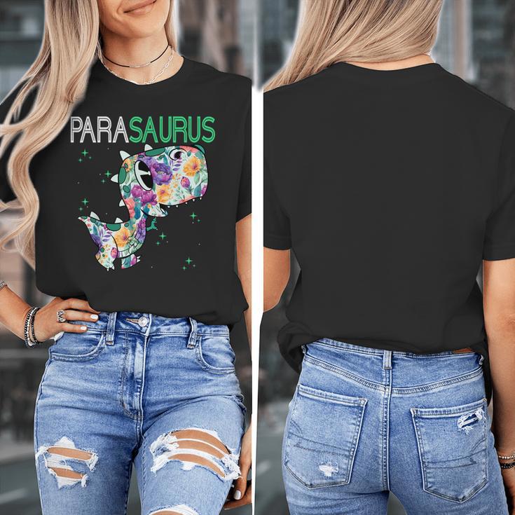 Dino Para Professional Teacher Collection T-Rex Dinosaur Paraeducator Assistant Teacher Women's T-Shirt, funny design Dino Para Professional Teacher Collection T-Rex Dinosaur Paraeducator Assistant Teacher Women's T-Shirt, funny design