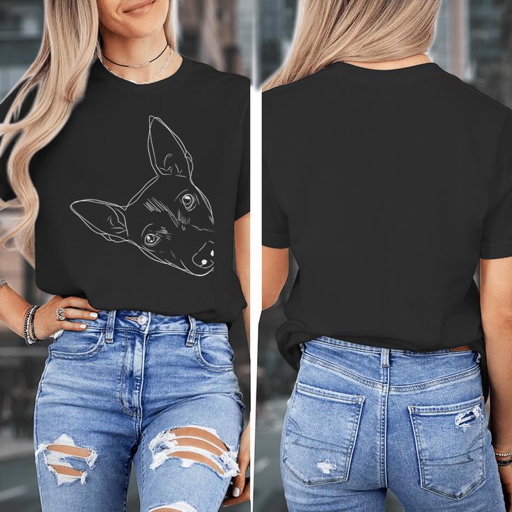 Dog American Hairless Terrier Women's T-Shirt, funny design