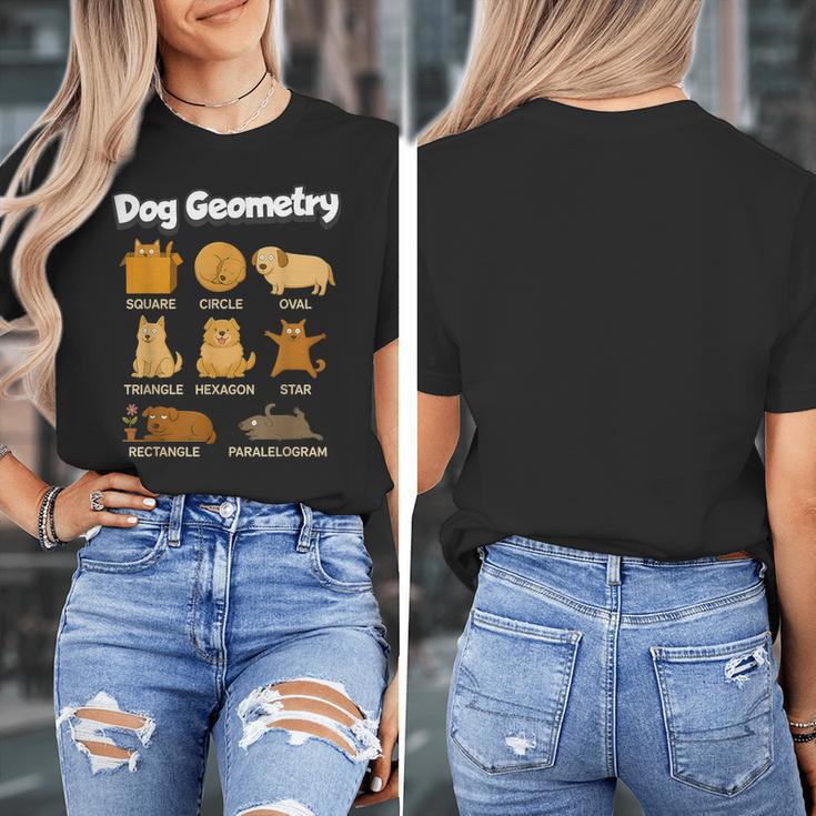 Dog Geometry Math Teacher Back To School STEM Humor Women's T-Shirt, funny design Dog Geometry Math Teacher Back To School STEM Humor Women's T-Shirt, funny design
