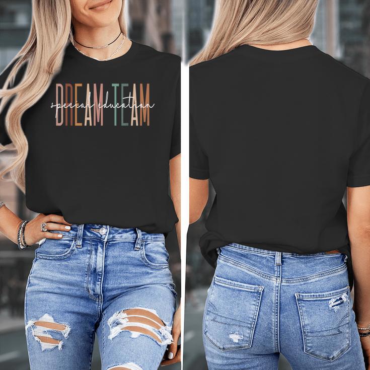 Dream Team Special Education Squad Special Education Teacher Women's T-Shirt, funny design Dream Team Special Education Squad Special Education Teacher Women's T-Shirt, funny design