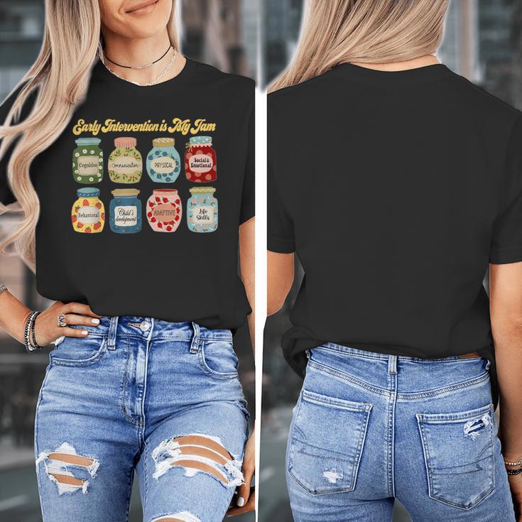 Early Intervention Is My Jam Early Intervention Teacher Women's T-Shirt, funny design Early Intervention Is My Jam Early Intervention Teacher Women's T-Shirt, funny design