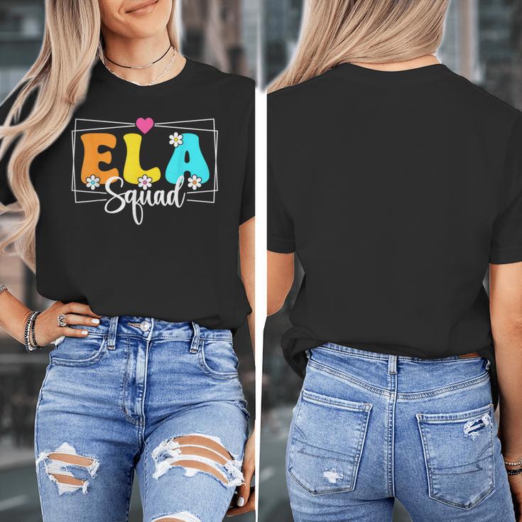 ELA Squad Teacher Back To School English Language Arts Women's T-Shirt, English Teacher Gifts, funny design ELA Squad Teacher Back To School English Language Arts Women's T-Shirt, English Teacher Gifts, funny design