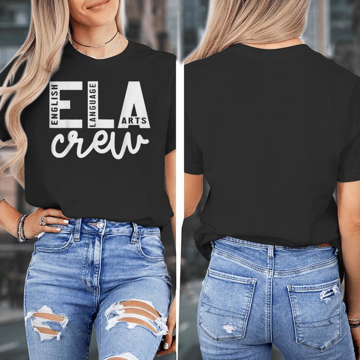 English Language Art Teacher Crew ELA Squad English Teacher Women's T-Shirt, English Teacher Gifts, funny design English Language Art Teacher Crew ELA Squad English Teacher Women's T-Shirt, English Teacher Gifts, funny design