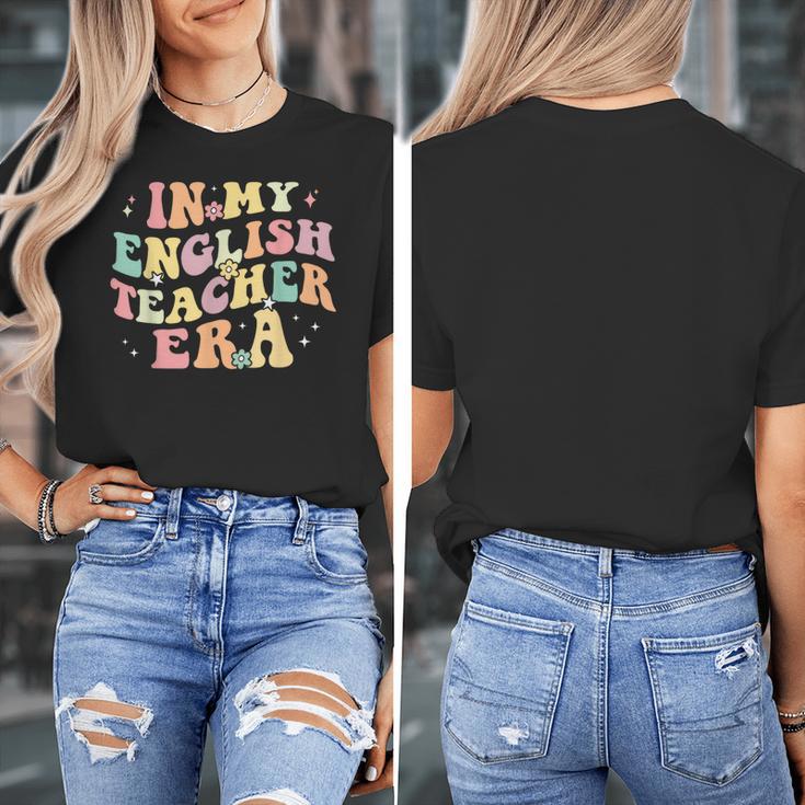 In My English Teacher Era Retro Back To School Literature Men Women Women's T-Shirt, English Teacher Gifts, funny design