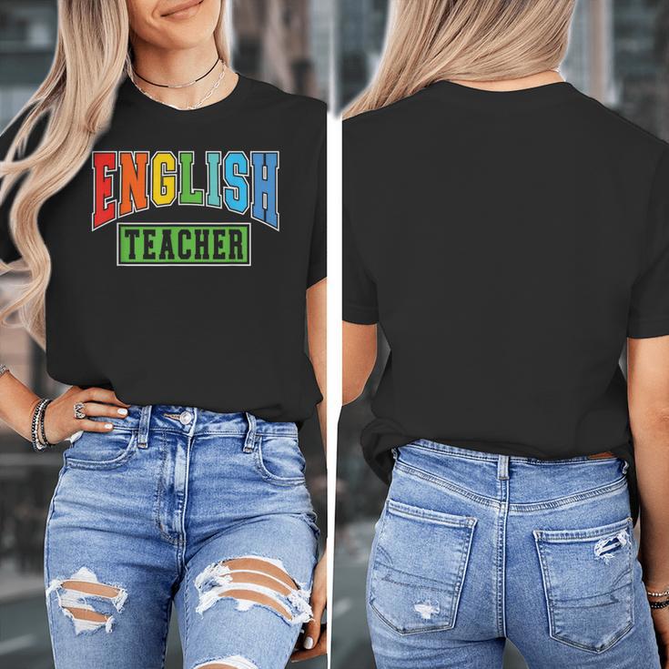 English Teacher Men Women Grammar Class English Teacher Women's T-Shirt, English Teacher Gifts, funny design English Teacher Men Women Grammar Class English Teacher Women's T-Shirt, English Teacher Gifts, funny design