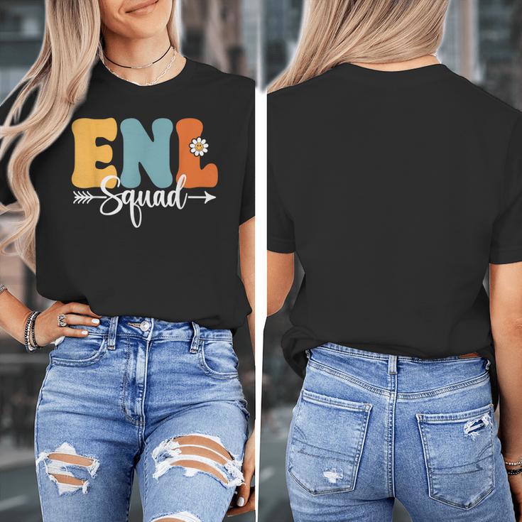 ENL Squad Back To School Teachers Students ENL Crew Men Women Girls Kids Women's T-Shirt, funny design ENL Squad Back To School Teachers Students ENL Crew Men Women Girls Kids Women's T-Shirt, funny design