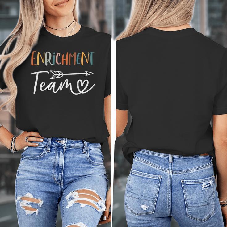 Enrichment Team Enrichment Coordinator Teacher Squad Women's T-Shirt, funny design Enrichment Team Enrichment Coordinator Teacher Squad Women's T-Shirt, funny design