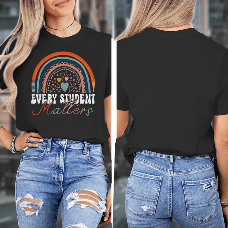Every Student Matters Paraprofessional Support Teacher Women's T-Shirt, funny design Every Student Matters Paraprofessional Support Teacher Women's T-Shirt, funny design