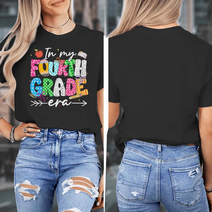 In My Fourth Grade Era 4th Grade Girl Teacher Back To School Women's T-Shirt, 4th Grade Teacher Gifts, funny design In My Fourth Grade Era 4th Grade Girl Teacher Back To School Women's T-Shirt, 4th Grade Teacher Gifts, funny design