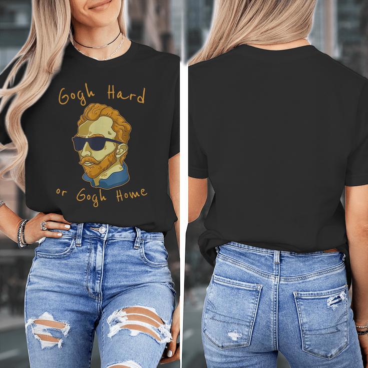 Go Hard Or Go Home Art Teacher Women's T-Shirt, funny design