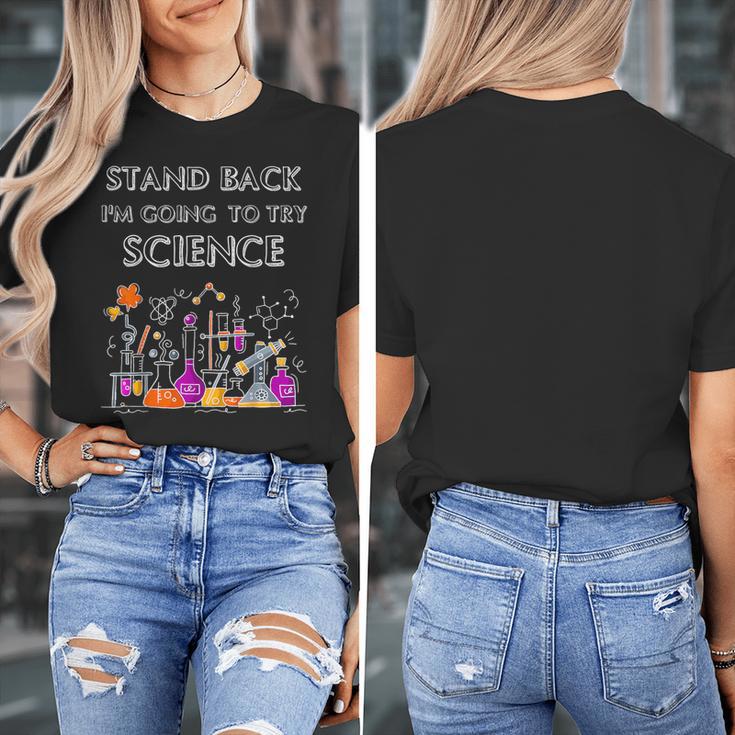 Going To Try Science Geek Nerd Tee Teacher STEM Women's T-Shirt, Science Teacher Gifts, funny design