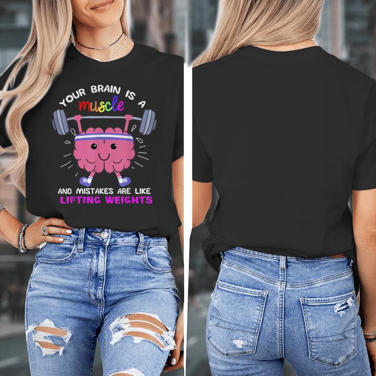 Growth Mindset Teacher Shirt Inspirational Shirts Women's T-Shirt, funny design