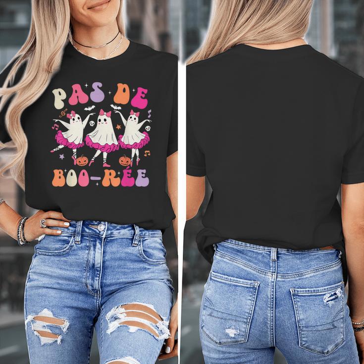 Halloween Dance Teacher Pas De Boo-Ree Ghost Ballet Dancer Women's T-Shirt, funny design Halloween Dance Teacher Pas De Boo-Ree Ghost Ballet Dancer Women's T-Shirt, funny design