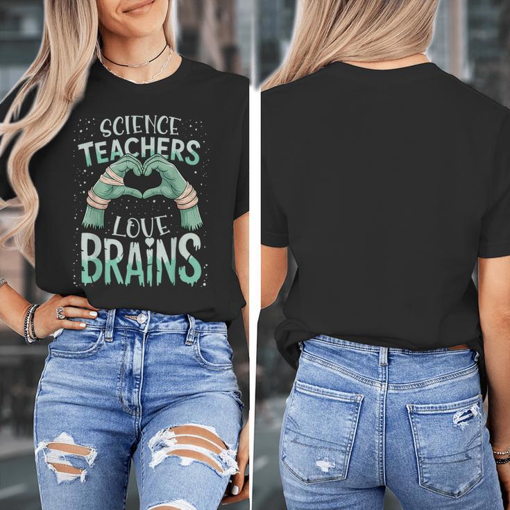 Halloween Teacher Tshirts Science Teachers Love Brains Women's T-Shirt, Science Teacher Gifts, funny design Halloween Teacher Tshirts Science Teachers Love Brains Women's T-Shirt, Science Teacher Gifts, funny design