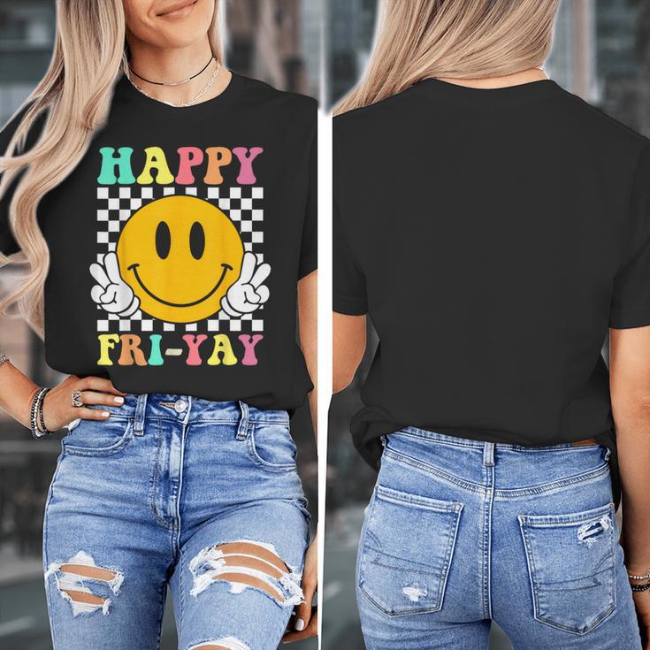 Happy Fri-Yay Teacher Friday Weekend School Women's T-Shirt, funny design Happy Fri-Yay Teacher Friday Weekend School Women's T-Shirt, funny design