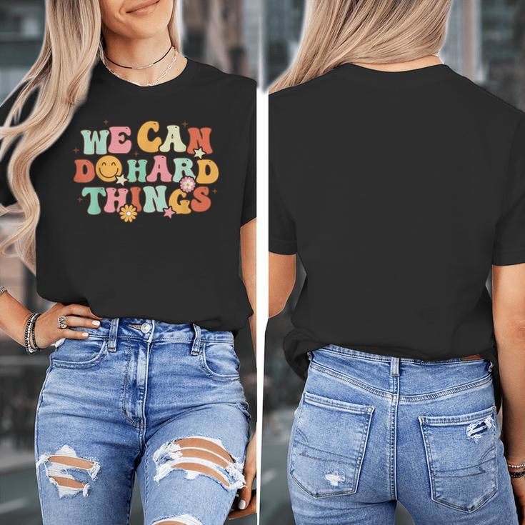 We Can Do Hard Things Teacher Back To School Teacher Student Women's T-Shirt, funny design We Can Do Hard Things Teacher Back To School Teacher Student Women's T-Shirt, funny design