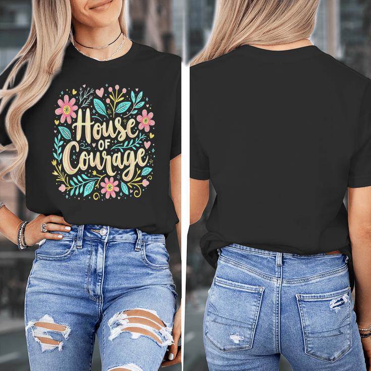 House Of Courage Flowers RCA School Teacher Student Tee Women's T-Shirt, funny design House Of Courage Flowers RCA School Teacher Student Tee Women's T-Shirt, funny design