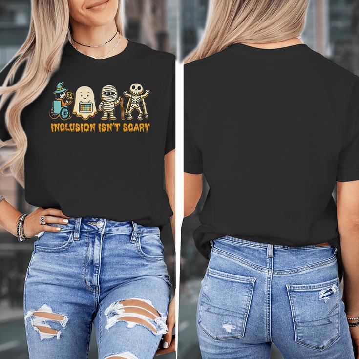 Inclusion Isn't Scary Halloween Sped Teacher Women Men Women's T-Shirt, funny design Inclusion Isn't Scary Halloween Sped Teacher Women Men Women's T-Shirt, funny design