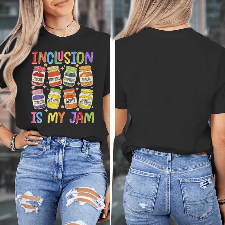 Inclusion Is My Jam SPED Teacher Special Education Teacher Women's T-Shirt, funny design Inclusion Is My Jam SPED Teacher Special Education Teacher Women's T-Shirt, funny design