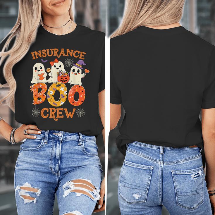 Insurance Boo Crew Halloween Spooky Costume Teacher Women's T-Shirt, funny design Insurance Boo Crew Halloween Spooky Costume Teacher Women's T-Shirt, funny design