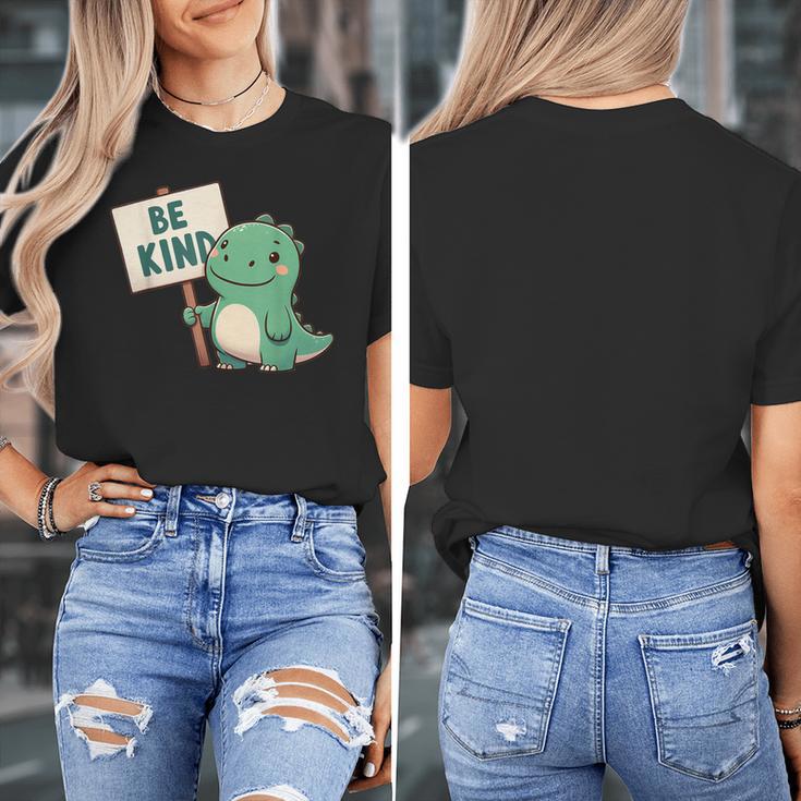 Be Kind Teacher Anti-Bullying Dino Kindness Women Men Boys Women's T-Shirt, funny design Be Kind Teacher Anti-Bullying Dino Kindness Women Men Boys Women's T-Shirt, funny design