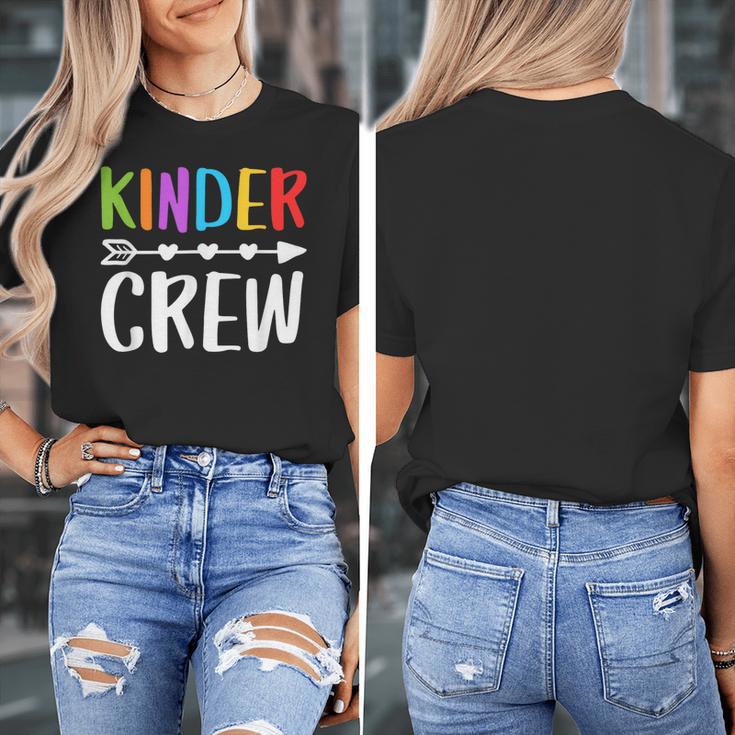 Kinder Crew Shirt Kindergarten Boy Girl Student Teacher Women's T-Shirt, funny design Kinder Crew Shirt Kindergarten Boy Girl Student Teacher Women's T-Shirt, funny design