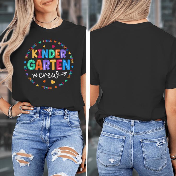 Kindergarten Crew Back To School Kindergarten Teacher Kids Women's T-Shirt, funny design Kindergarten Crew Back To School Kindergarten Teacher Kids Women's T-Shirt, funny design
